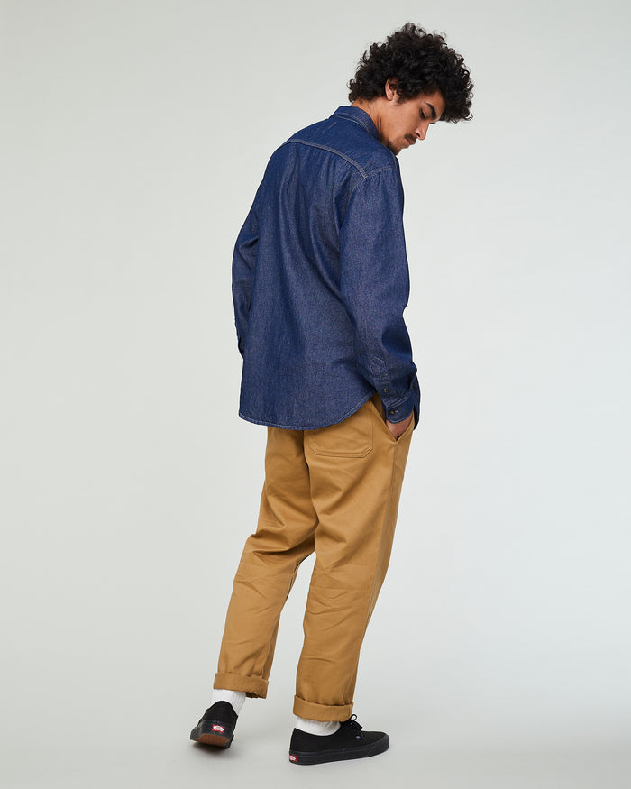 Worker Shirt Prisoners Denim Indigo