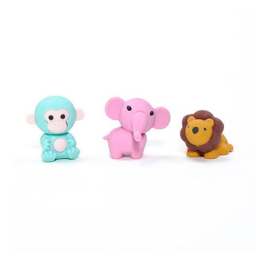 Yoobi 3D Erasers - Zoo