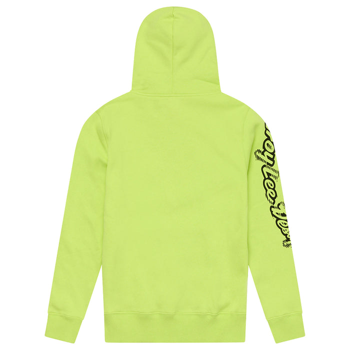 Youth Pullover Hoodie Peace Out Glo Yellow