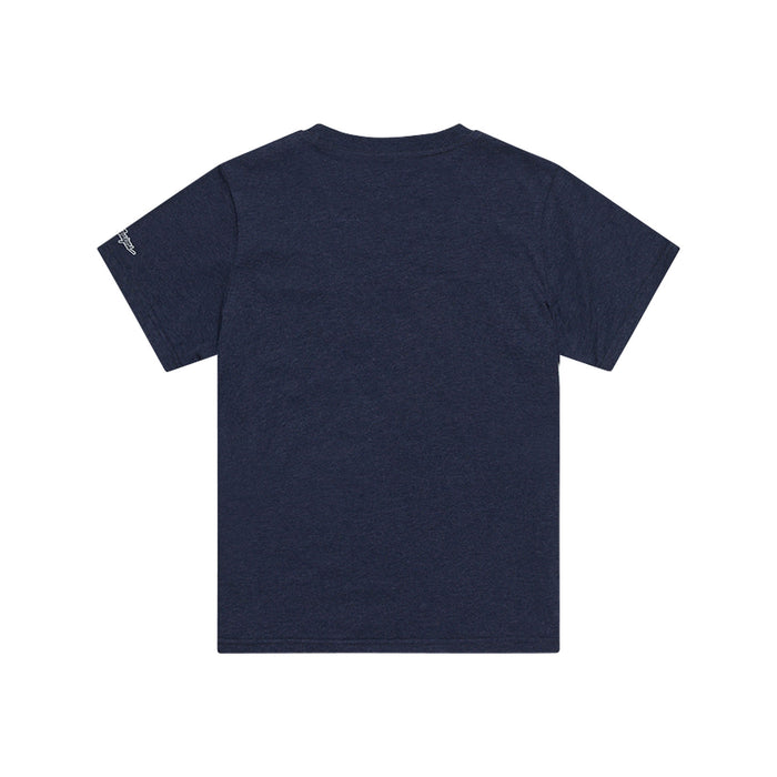 Youth Short Sleeve Tee Badge Navy Heather