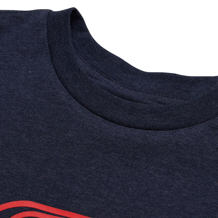 Youth Short Sleeve Tee Badge Navy Heather